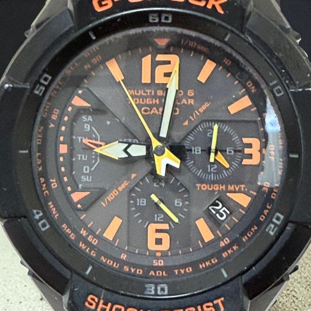 Used G-SHOCK GW-3000B-1AJF Sky Cockpit Solar Radio