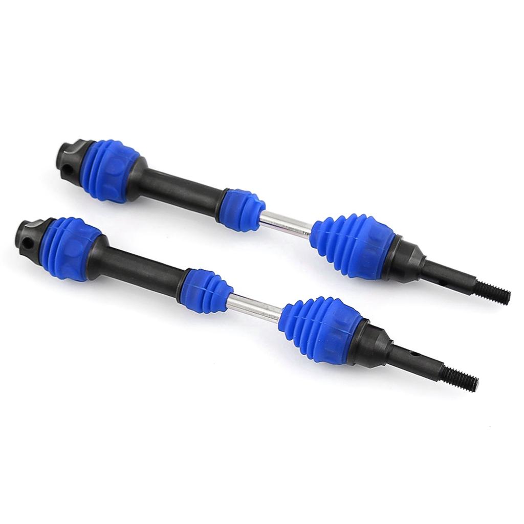 4 Pcs Rr Drive Shaft Steel Driveshaft CVD Replacement for Slash Rustler Hoss VXL 4X4 1/10 Remote control Car