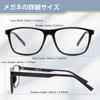 Reading Single Senior Fashion Glasses with Blue Light [JIMMY ORANGE] Women's Glasses, Stylish, Vision, Lightweight, Glasses, Frame, Blocking, Black,