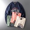 Cut-Off Label Retro Spring and Autumn Export Original Long-Sleeved T-shirt