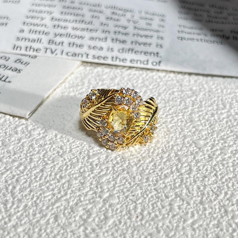 2026 Court Style Retro Heavy Industry Geometric Irregular Brushed Open Ring Women Ins Light Luxury Fashion Exquisite Index Finger Ring