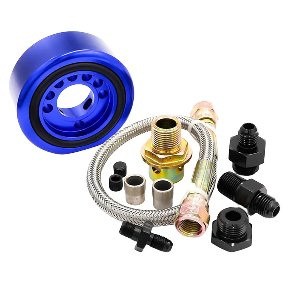 Oil Supply Adapter Conversion Kit Aluminum Oil Supply Adapter Sandwich Conversion Kit for Honda Acura LS B20 VTEC