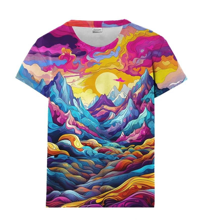 New Cool Graffiti 3D Printed T-shirt Hip-hop Chroma Round Neck Short-sleeved Street Painting Fashion Men's Women's Tops Clothing