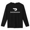 Cool Minimalist Black White Letter Logo Print Casual Streetwear T Shirt Vintage Washed Streetwear Slightly Homme Graphic