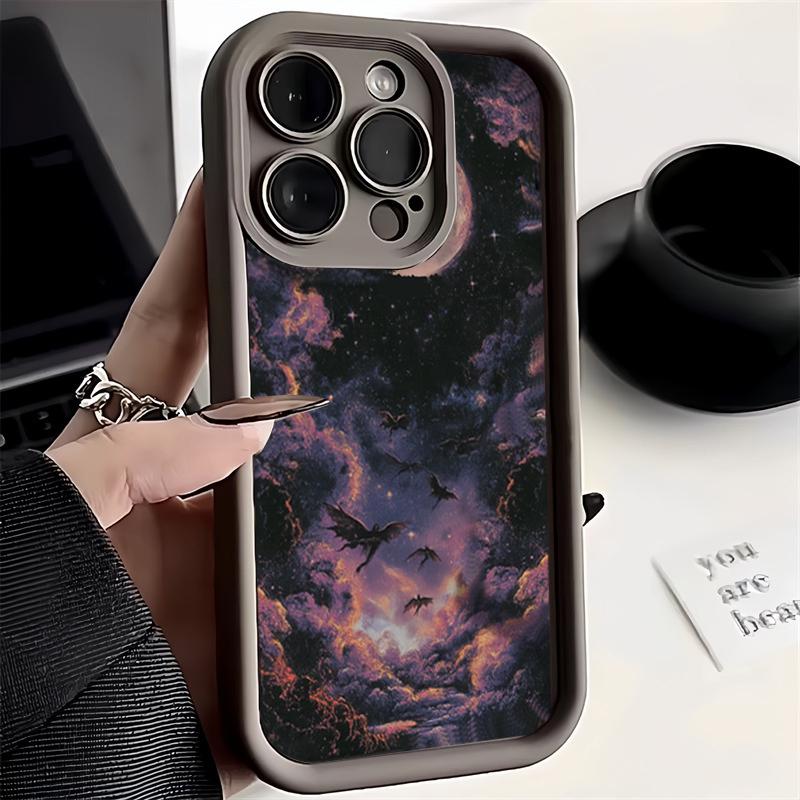 Mysterious Magic Star Moon Pattern Phone Case For Samsung Galaxy S25 S24 S23 S22 S21 S20 Ultra Plus FE A15 A35 A54 A55 Cover