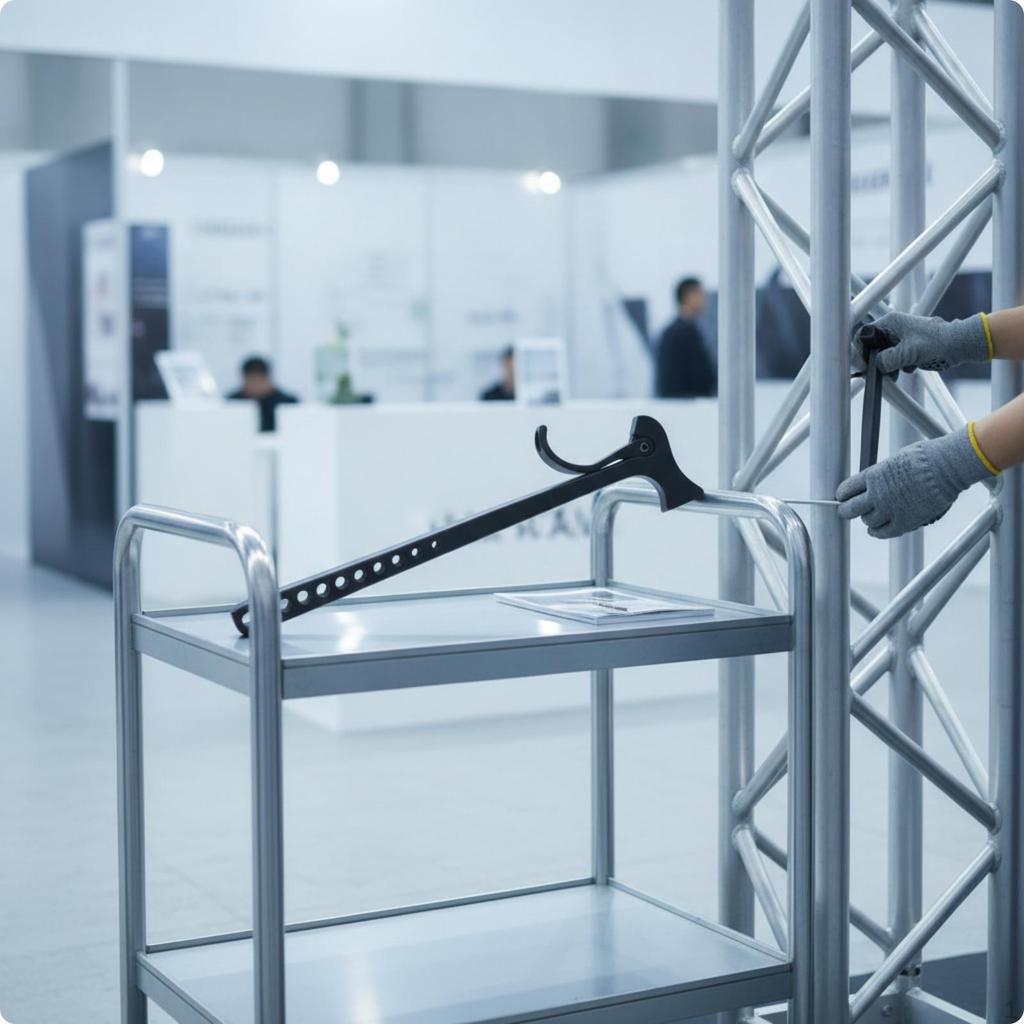 Tool with Hinged Hook Manual Pin Remover HeavyDuty Removal for Stage Crews, Exhibition