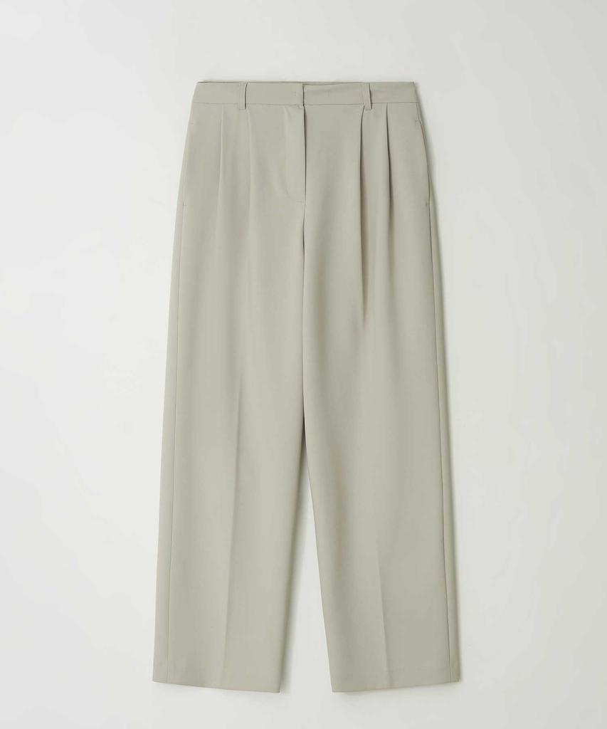 THERYE Classic Two-Tuck Slacks (Beige)