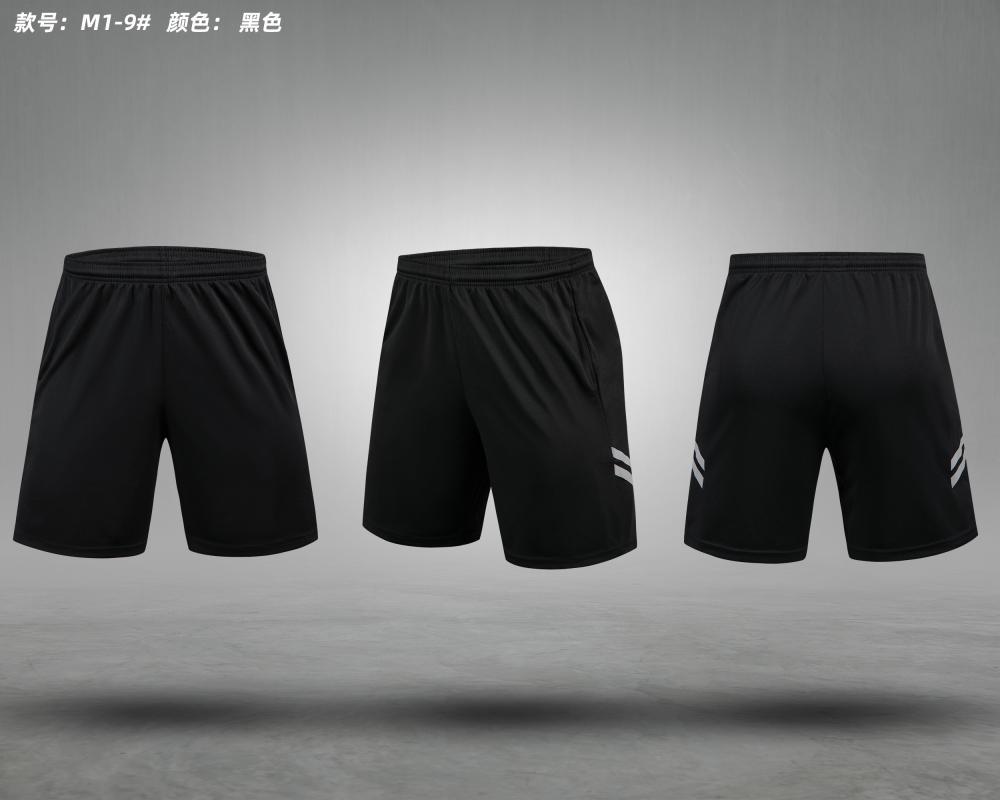 New football referee suit, referee jersey, foreign trade short-sleeved football match sports training suit printing M