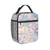 Swimmy Axolotls Lunch Bag  Office Lunch Box For Unisex Kawaii Print Thermal Handbags Waterproof Portable Insulated Cooler Bag