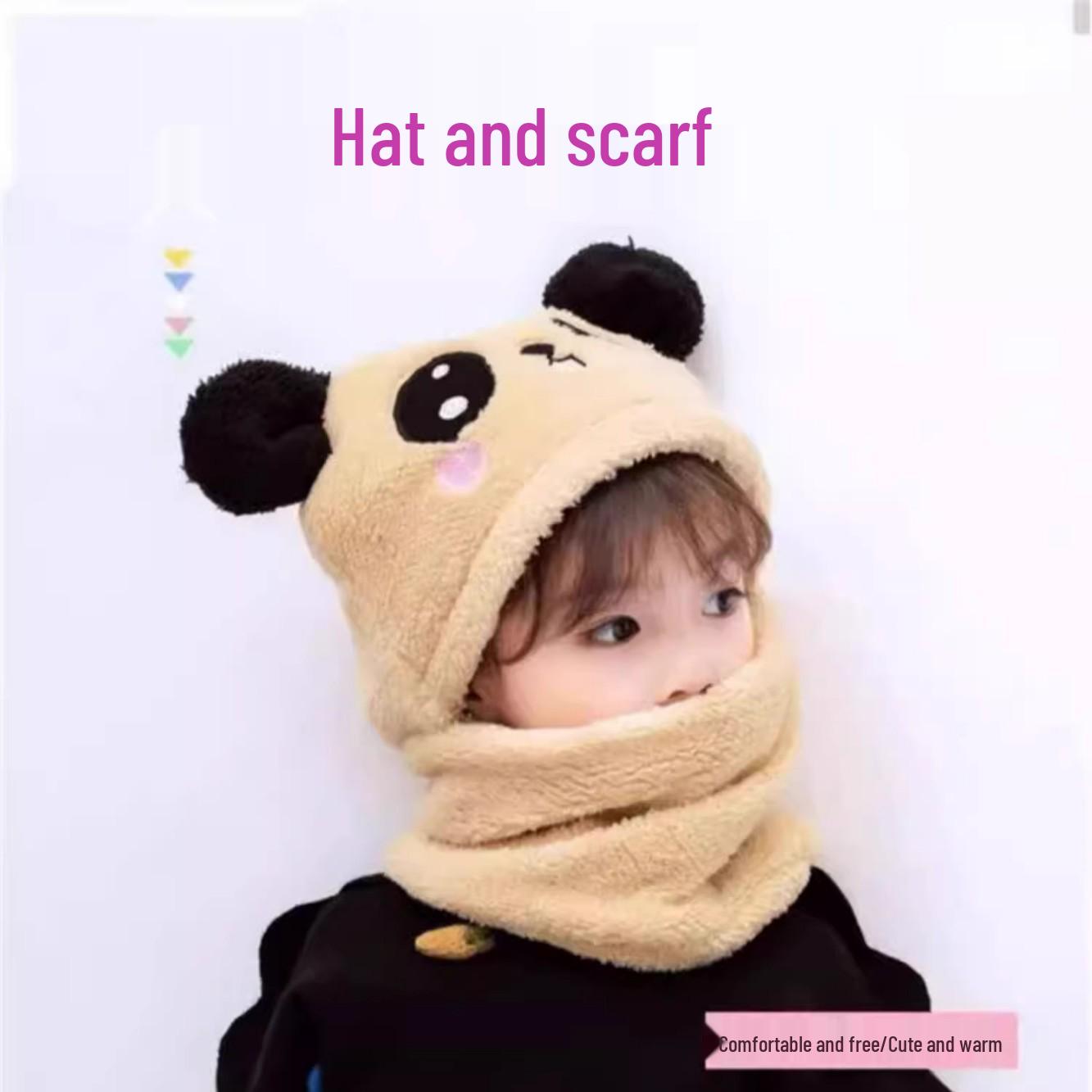 

Limited Time Discount: Cute Boys & Girls Scarf-Integrated Winter Hat