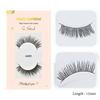 100% Human Hair Lashes Clear & Black Band Wispy Natural Full Strip Lashes Vendors Handmade False Eyelashes