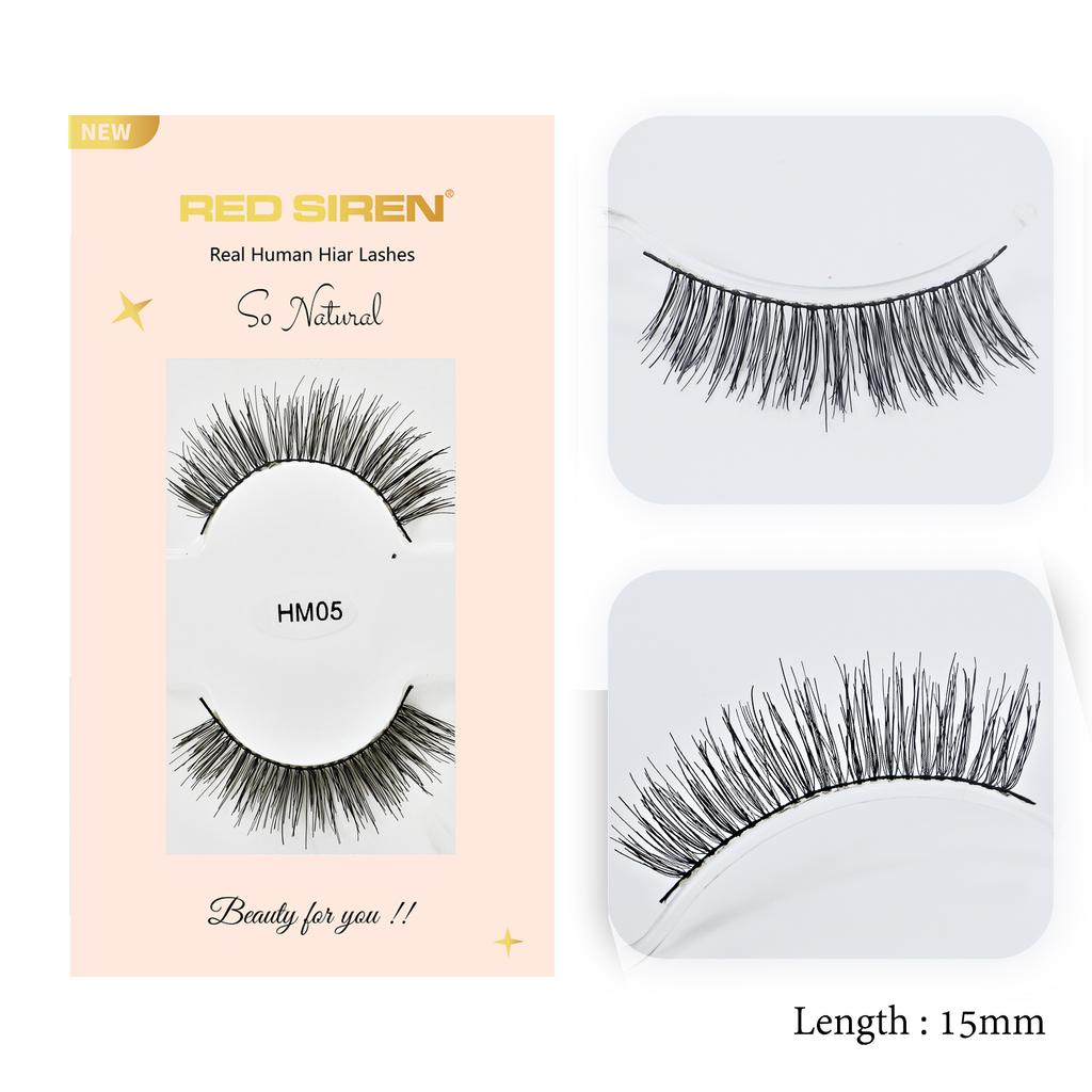 100% Human Hair Lashes Clear & Black Band Wispy Natural Full Strip Lashes Vendors Handmade False Eyelashes