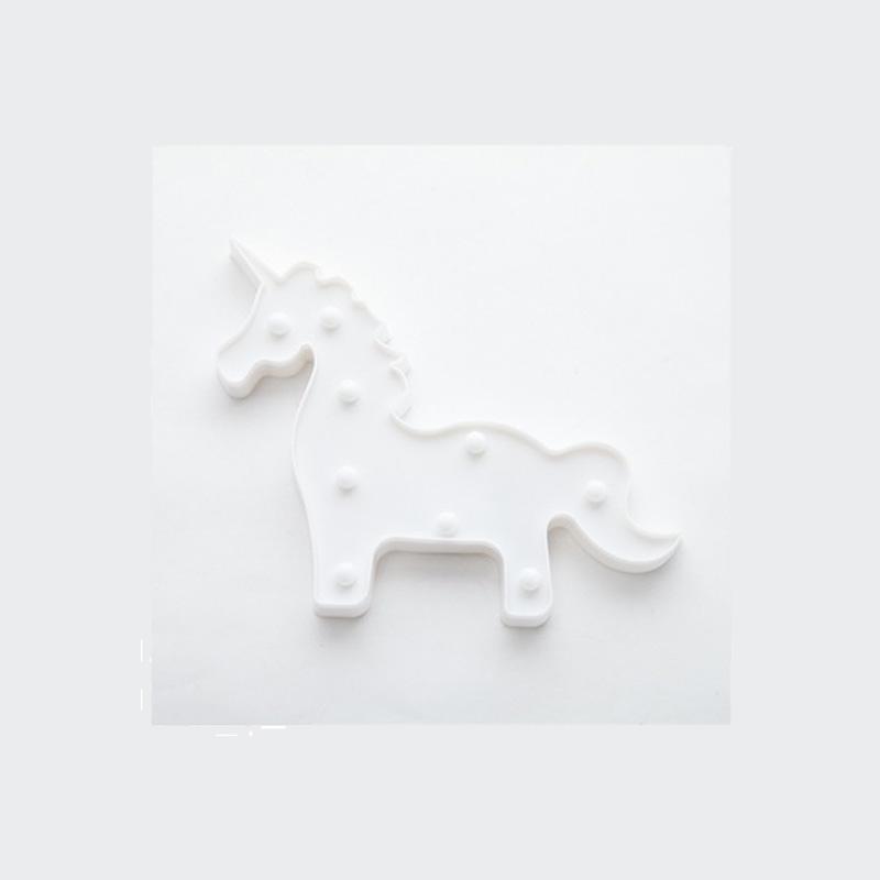 

Украшение Мультяшный Гну Спальня Светодиодный Ночник Питание от батареек АА белый