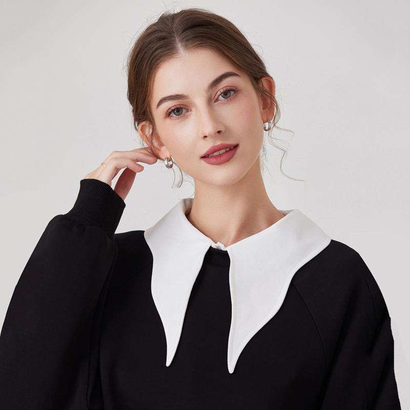 Perfect Match White Detachable Shawl Collars False Lapel Half Shirt Blouse False Collar Accessories Elegant Sweater Dress Decoration Collars