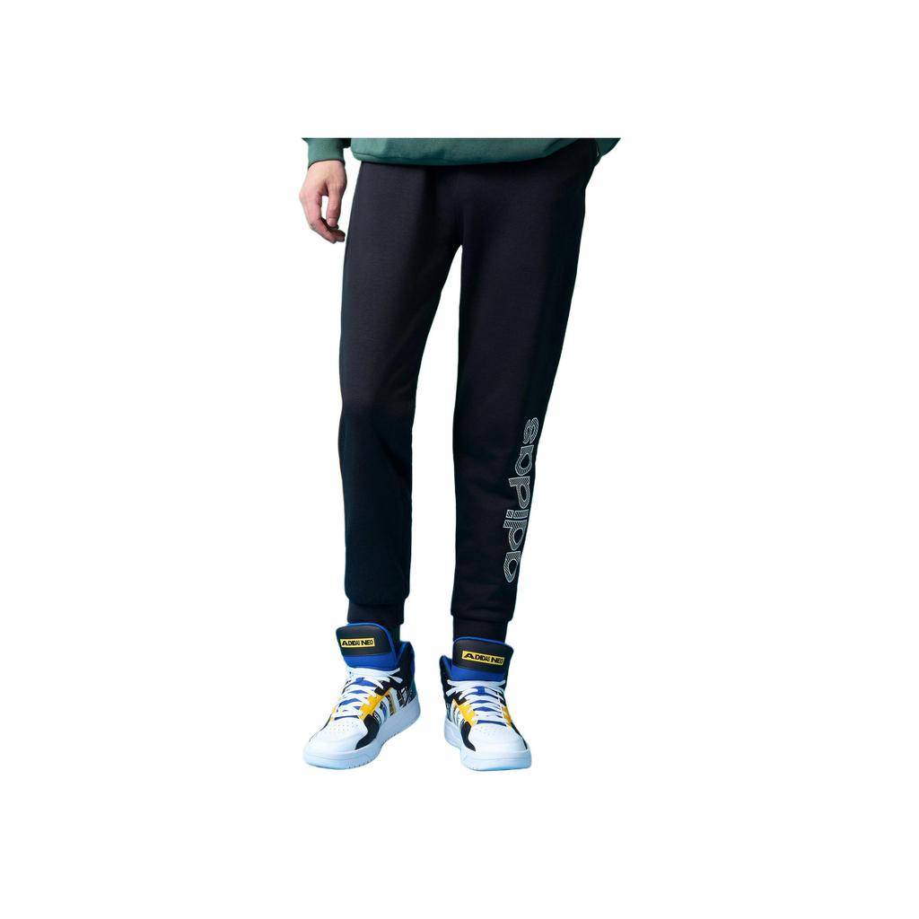Adidas Neo Casual Elastic Waist Joggers Men Bottoms Black HD7065
