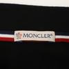 Moncler Black Pique Polo Shirt Tops S blackUsed