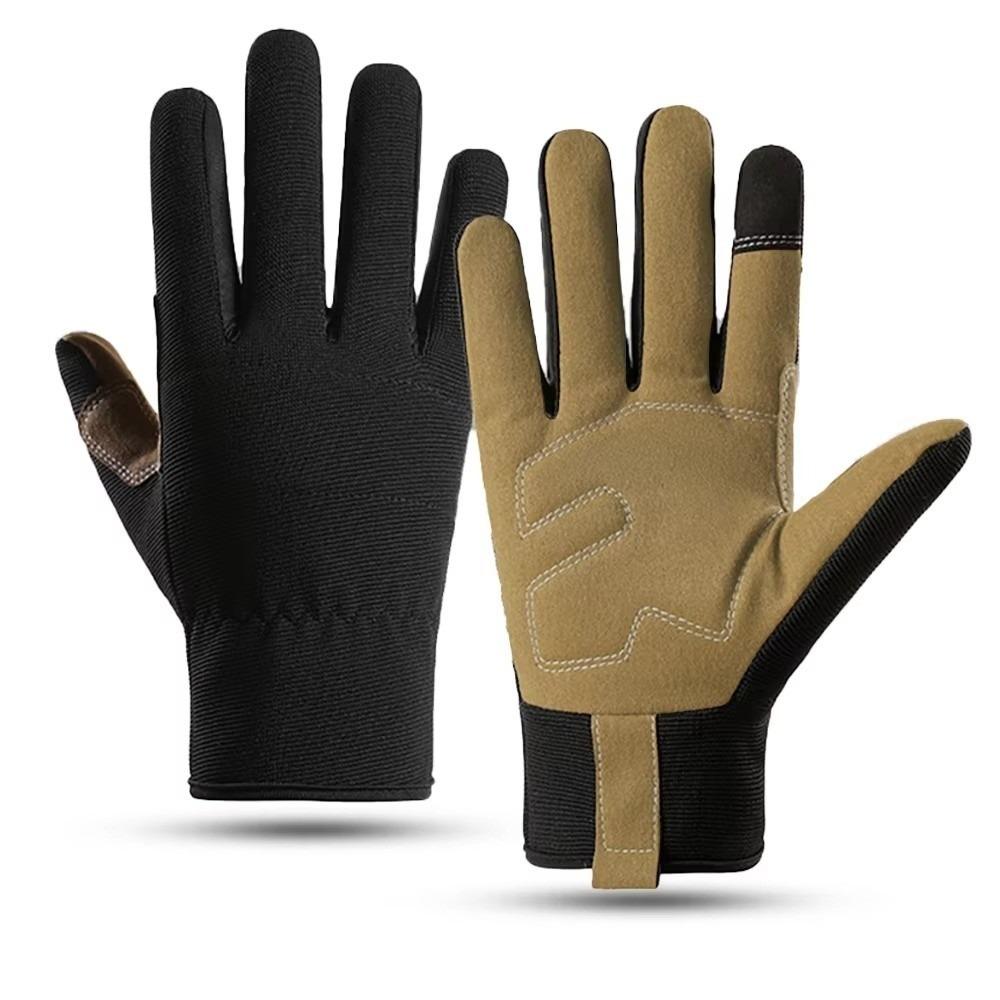 

Breathable Work Gloves Touch Screen Capable Light Duty Gloves Outdoor Activities L чёрный