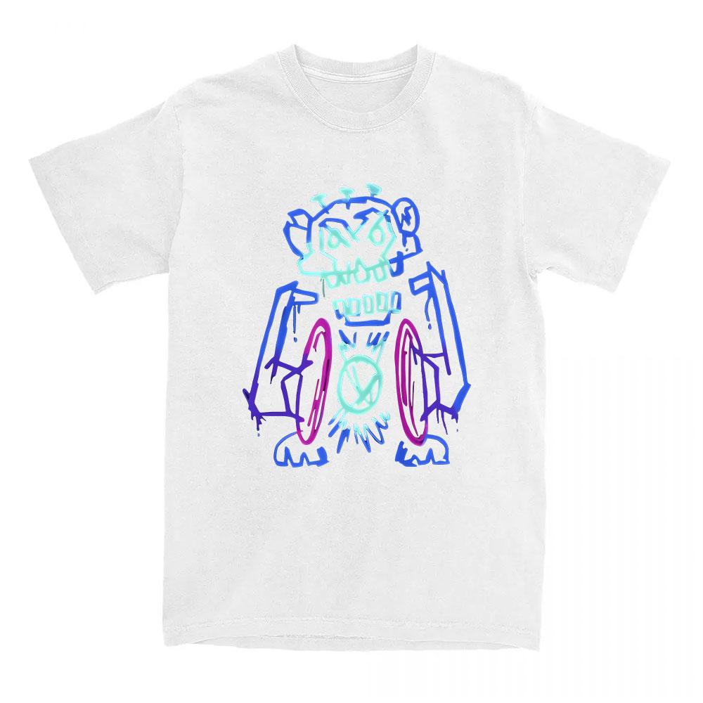 Game Jinx Arcane Tshirts Short Sleeve Summer Oneck Teeshirt Graphic Printing Clothes Hip Hop Streetwear Unisex Cotton Soft Tee