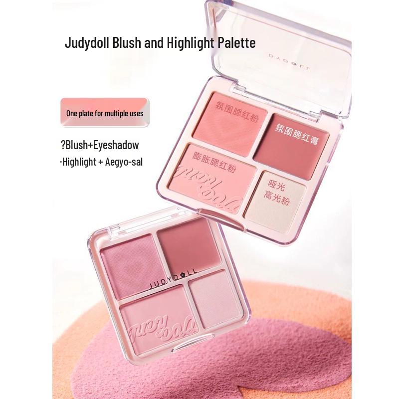 

Judydoll Tangerine Dream Blush and Highlighter Palette - Creamy Powder Matte Finish