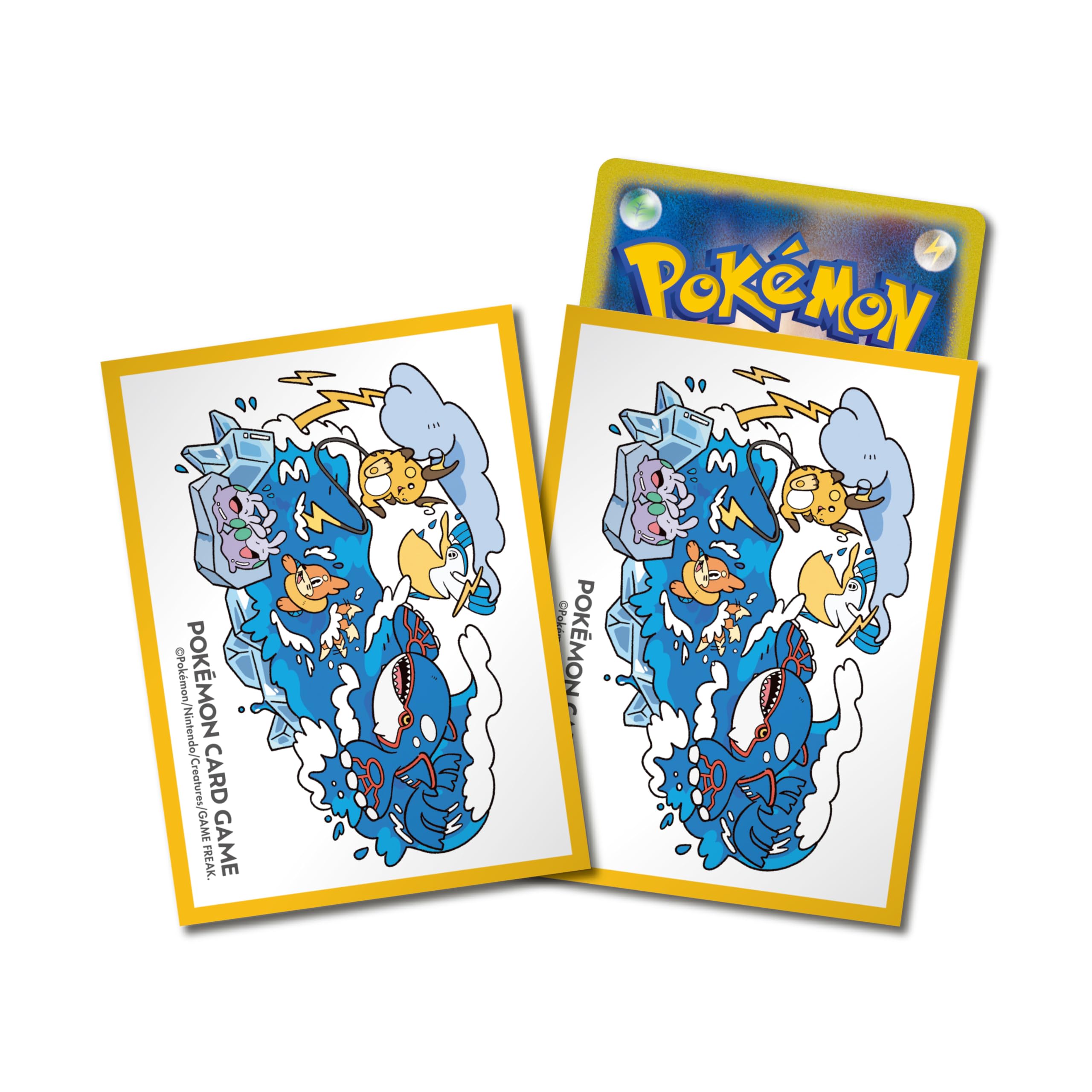 Центр Оригинальная Карточная Игра Колода Щит OTENKI TEAM Радужный Покемон Покемон [Желтый]