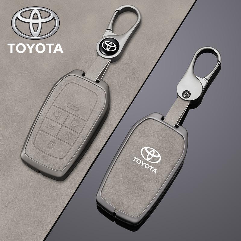 For Toyota 2026 Hot Hub Caps Metal Car Key Cover Case Shell Bag for Toyota Hilux Fortuner Land Cruiser Camry Coralla Crown RAV4 