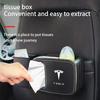Car Sticker Tesla Car In-vehicle Storage Box Multi-functional Trash Can For Tesla Model 3 2021 S X Y Style Roadster Invader Coil