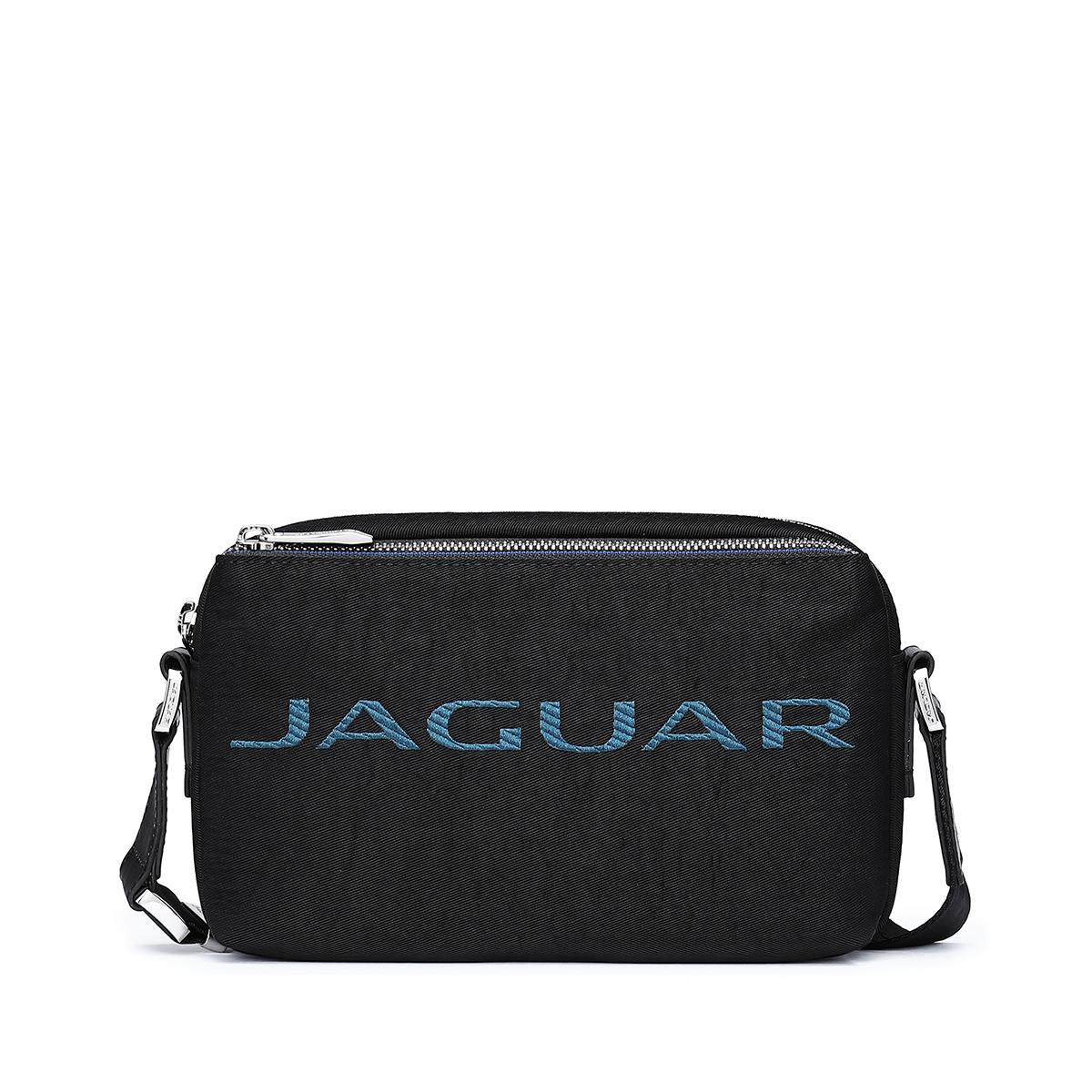 

Новая маленькая квадратная сумка JAGUAR из ткани, сумки через плечо, сумки на плечо, мужская черная JM1221473201 23.1*7.1*14.5CM