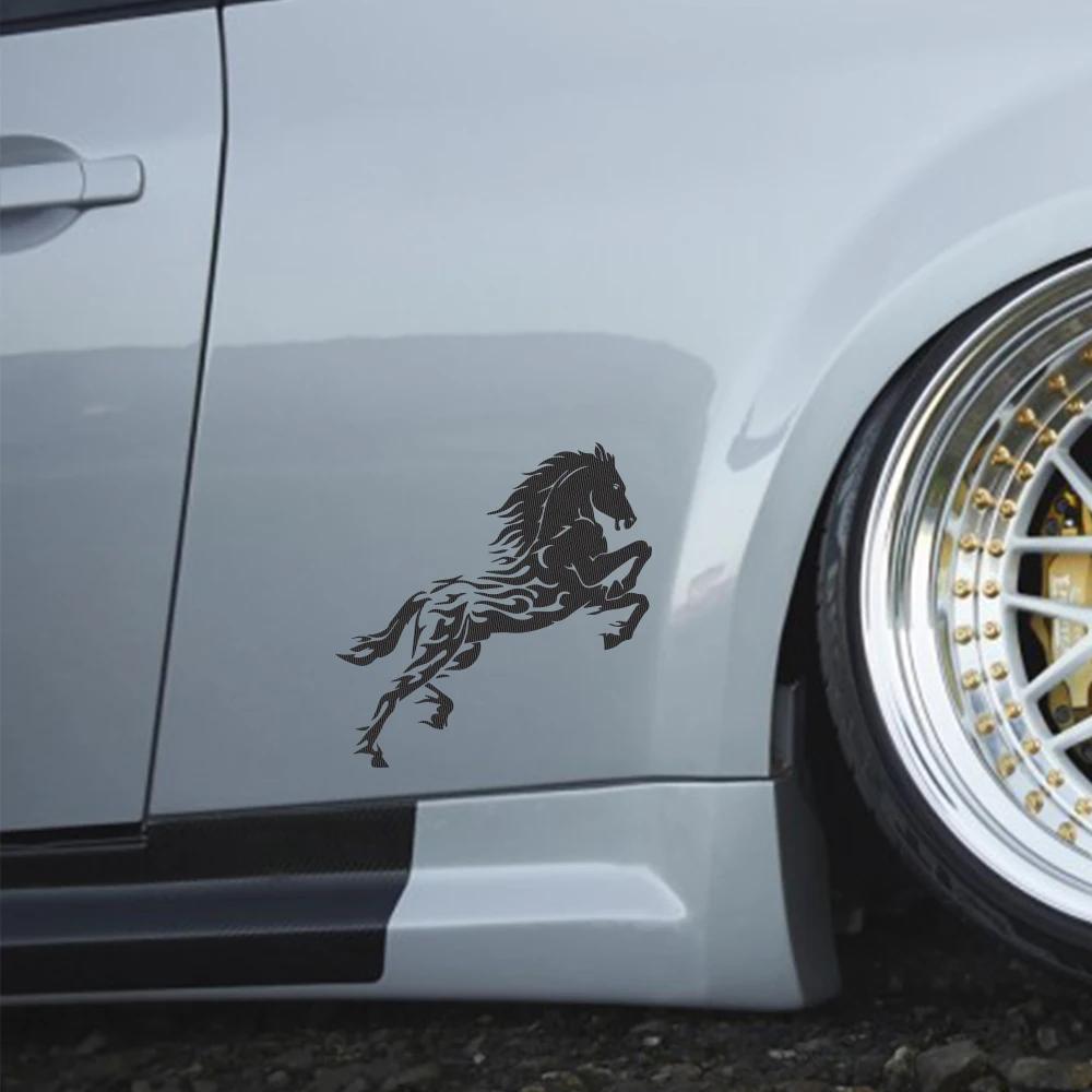 Car Sticker Creative Handsome Horse Decor Decal For Window Bumper Door Side Walls Wraps Decoration Auto Para DIY Accessories