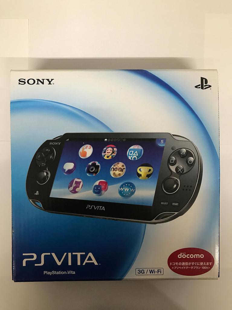 PlayStation Vita Model Crystal Black Press Limited 3G/Wi-Fi (First Edition) (PCH-1100 AA01) [Discontinued]