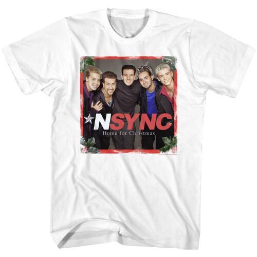 NSYNC Home For Christmas TShirt  White Unisex T-Shirt M