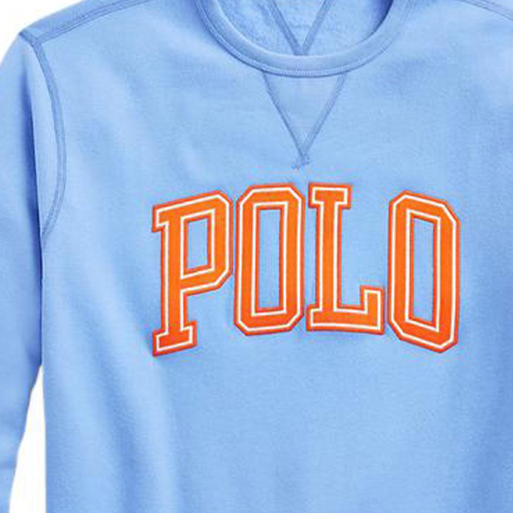 Polo Ralph Lauren Ss22 Solid Color Letter Logo Pullover Sweatshirt Men sweatshirt Blue MNPOKNI16821821-430
