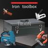 Neun-Fächer-Handwerkzeugkasten aus Eisen: Stabile Aufbewahrungslösung für Werkzeuge (Modell 07311)