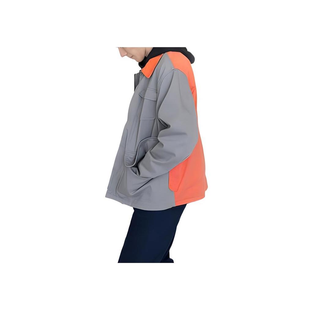 Giacca Levis Color Block con Colletto e Taschino da Uomo Grigia A0955-0001