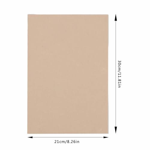 Large Felt Sheets, Felt Pads, 30 X 21 Cm, 5.5 Mm Thick, Self-Adhesive, Prevents Scratches On Floors and Furniture, Pack of 3 (Beige)