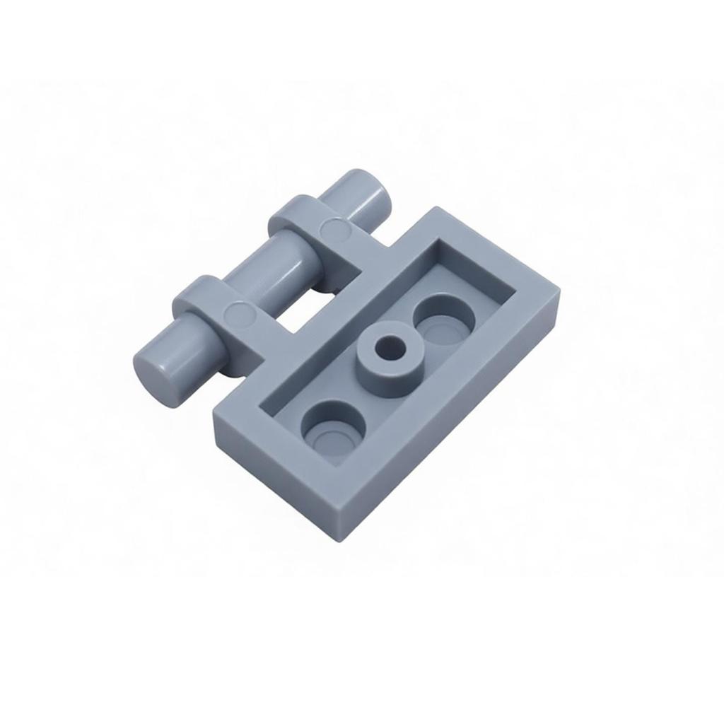 50g MOC Building Blocks: 1x2 Special Shape Flat Plate with Side Handle, Compatible with Lego