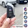 11mm 14mm Samolepka s logem emblému na ovladač klíče od auta Náhradní pro BMW E46 E90 F10 F30 G20 X1 X3 X5 M Performance 50. výročí