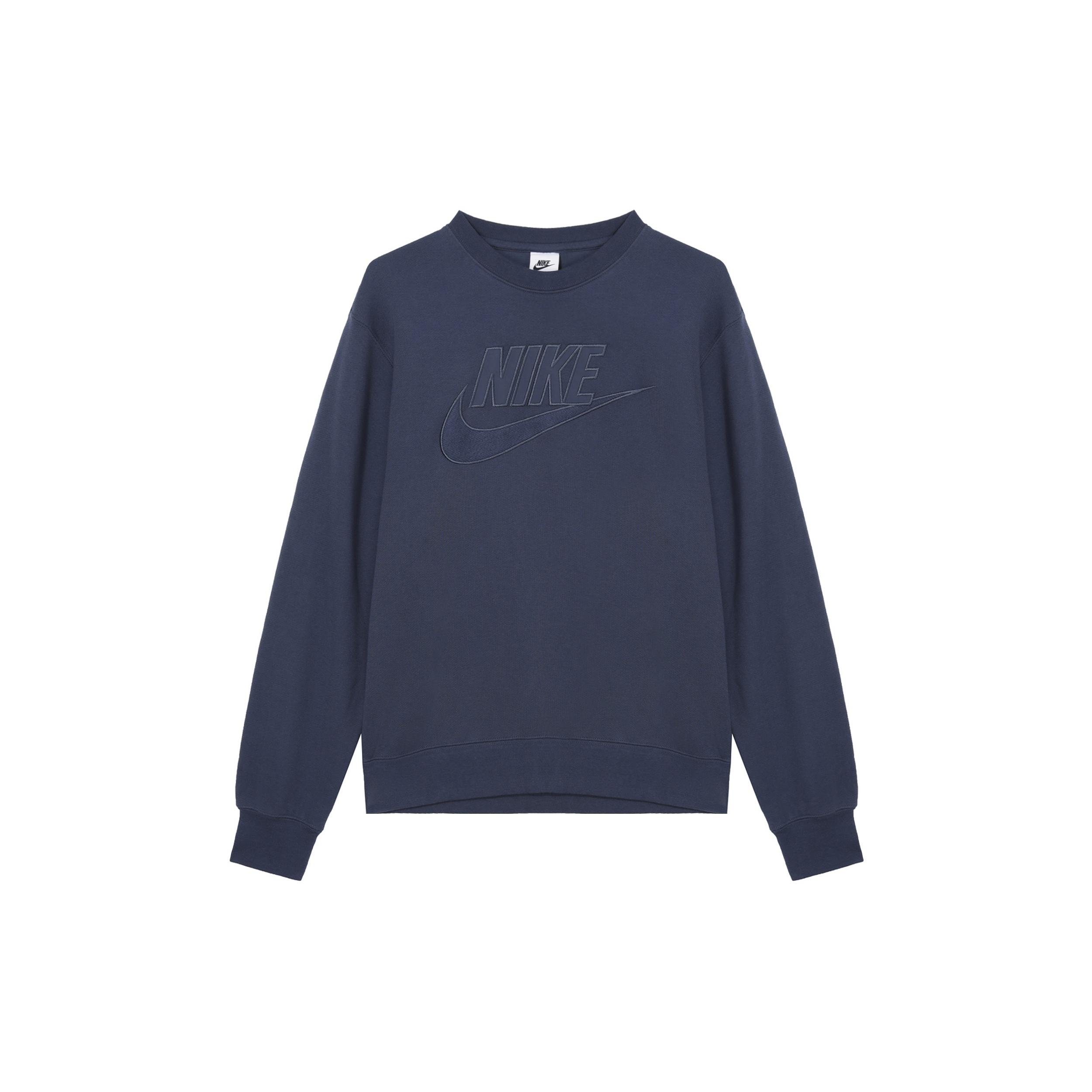 Nike front towelling logo sweatshirt Navy blue Men s DQ4584-437 M