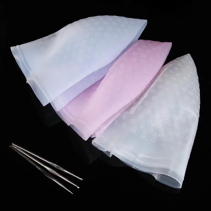 Reusable Hair Color Coloring Highlighting Dye Cap for Hair Extension Styling Tools Barber Beauty Professional Hair Salon Styling