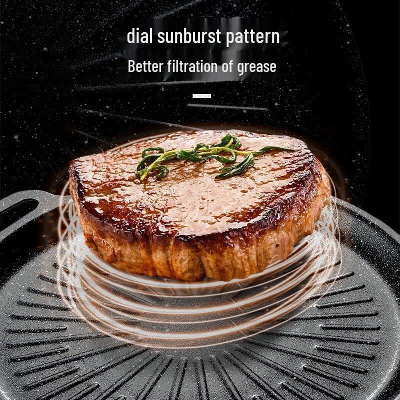 Koreansk Maifan-sten Solmönstrad Grillpanna