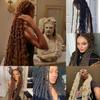 Butterfly Locs Häkelhaar Zöpfe Extensions Weiches Synthetisches Einzel-Weft Faux Locks Lockige Zöpfe Dreadlocks Strähnen Faux Locks