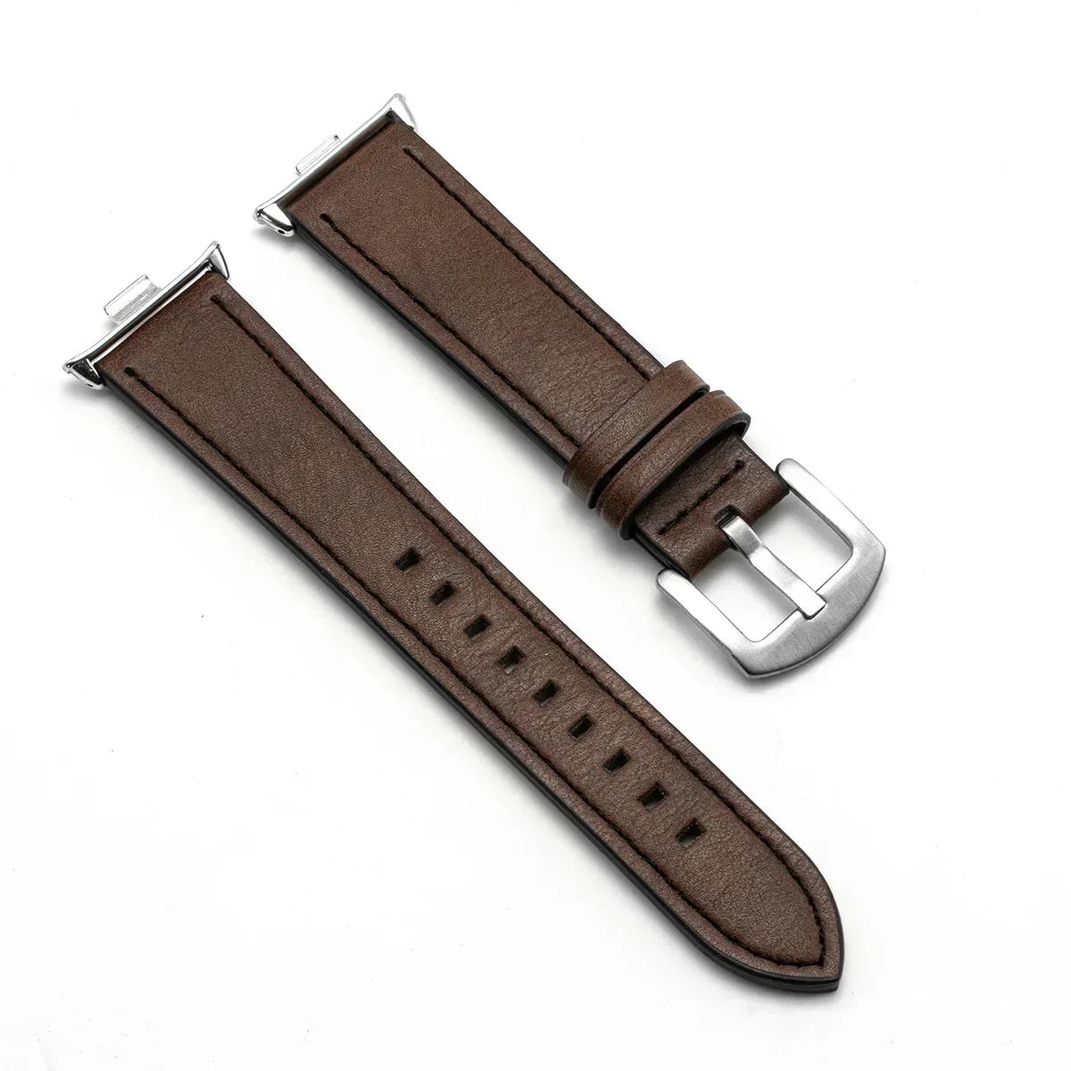 

Для смарт-годинника Xiaomi Redmi Watch 4 Шкіряний ремінець Металевий інтерфейс Заміна Ремінець redmiwatch 4 Браслет для xiaomi band 8 pro For Redmi Watch 4