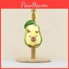 Avocado Capybara Fluffy Plush Keychain Unique Pineapple Bag Charm 12cm Soft Toy