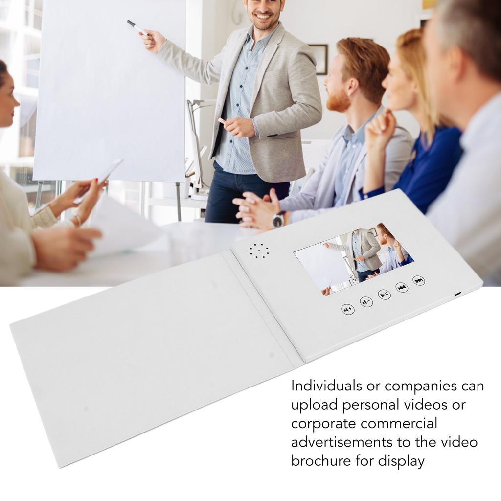 Biglietto d'Auguri Video Biglietto d'Auguri Video Brochure con Schermo LCD per Regalo di Compleanno Festa del Papà Festa della Mamma Natale