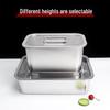 Stainless Steel Food Container with Transparent Lid