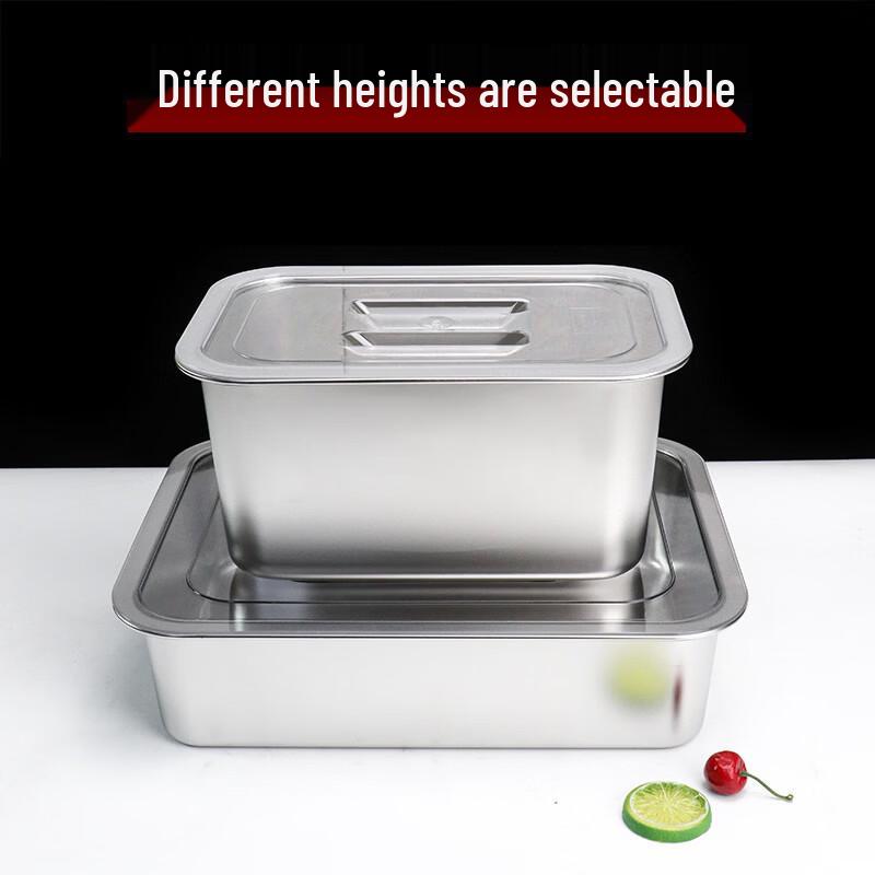Stainless Steel Food Container with Transparent Lid