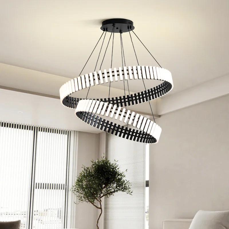 Living room chandelier round atmosphere simple creative personality art dining room dining table bar dining room lamp