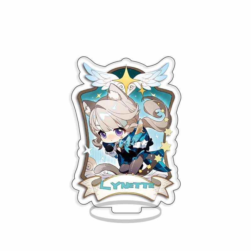 Portachiavi Acrilico Genshin Impact Merchandising Ufficiale Disponibile Ora Personaggi Furina Lyney Neuvillette Accessori Qualità Premium