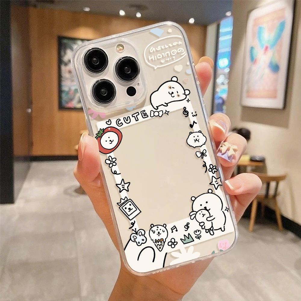 Acrylic Phone Case for iPhone 11 12 13 14 Pro 12 14 16 Pro Max for Samsung A16 A36 A56 S24 FE High-quality Painted Anti-fall Mobile Phone Case