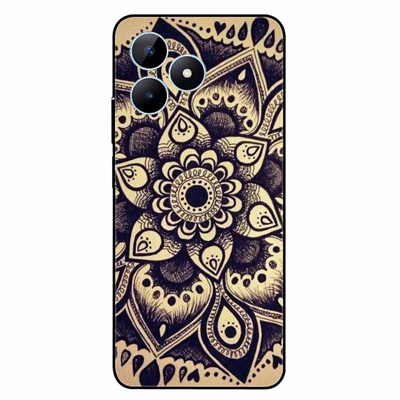 Funda For Realme Note 50 Case Silicone Soft Shockproof Cartoon TPU Phone Shell For Realme Note50 Cover Painted Cute Coque Note50