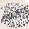 Palace Logo Print Straight Leg Casual Pants Unisex bottoms White SS22-525